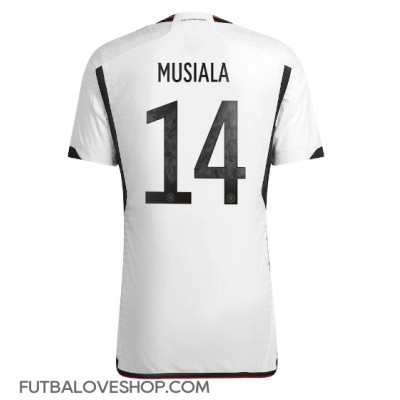 Dres Nemecko Jamal Musiala #14 Domáci MS 2022 Krátky Rukáv